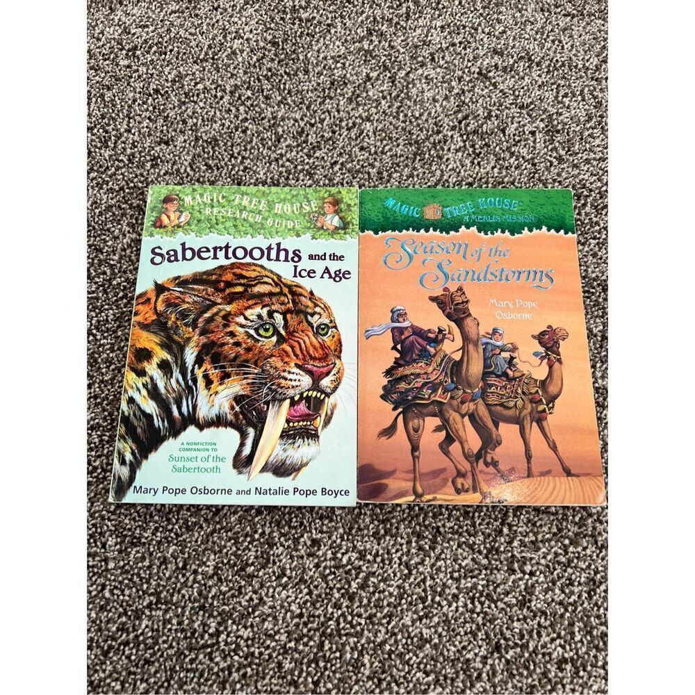 Set of 2 Magic Treehouse books